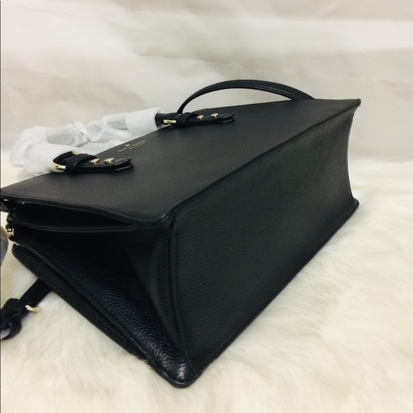 NWT Kate Spade Black Mulberry Satchel Crossbody Bag - Picture 7 of 11